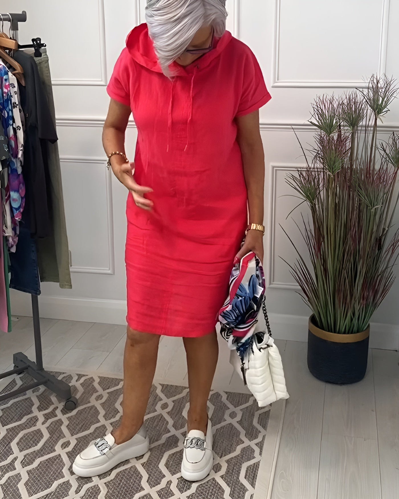 Ovelle™ - Relaxed fit hoodie dress