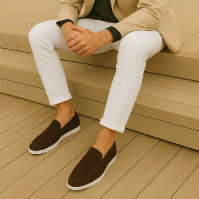 Elegant suède loafers