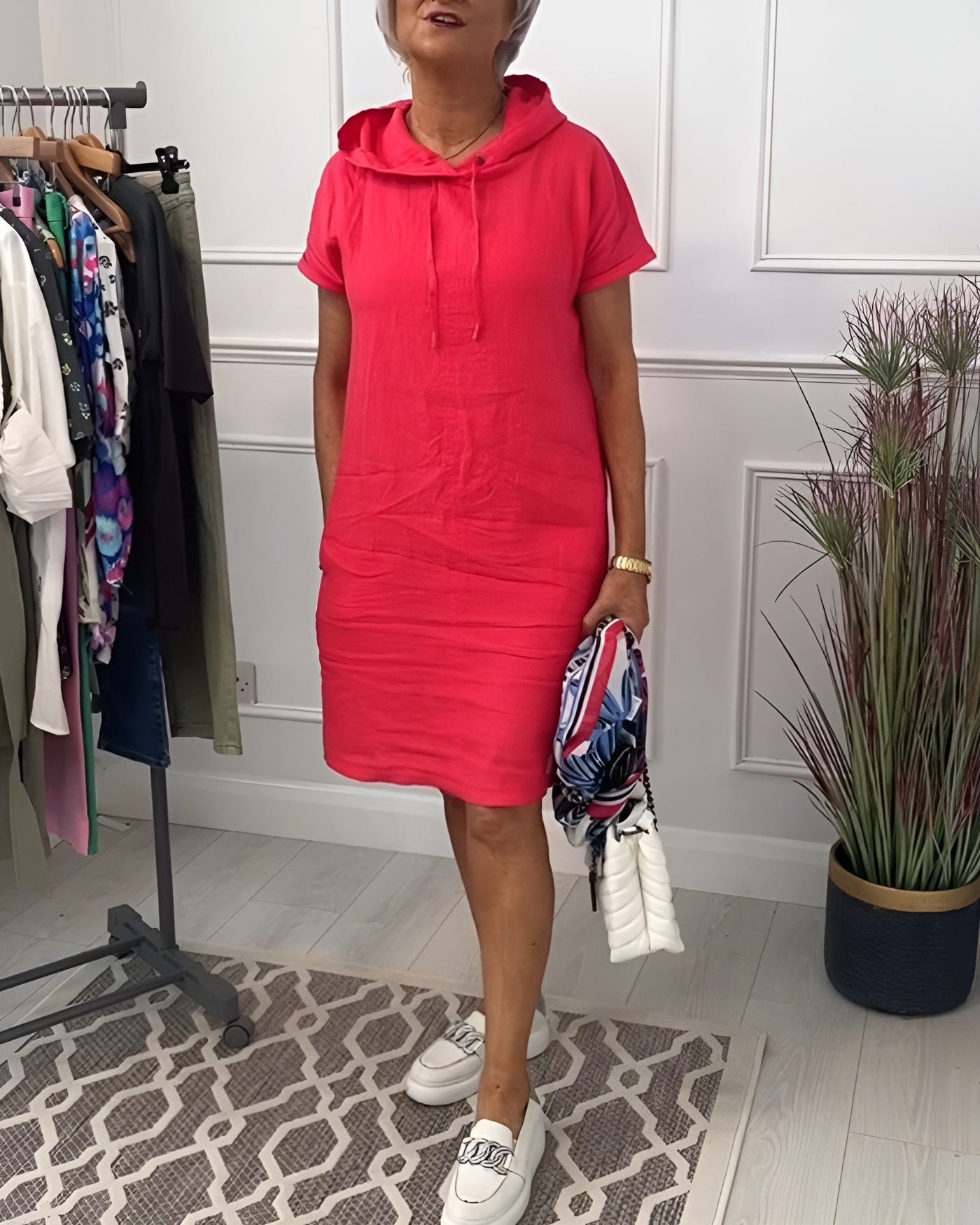 Ovelle™ - Relaxed fit hoodie dress