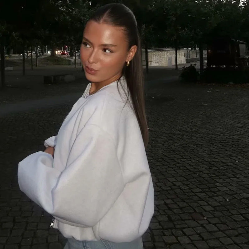 Grace Luxe Bomber – Effortless Allure
