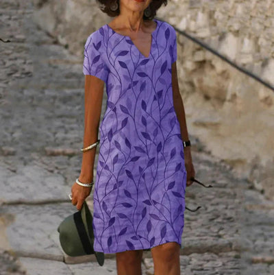 Christine - Casual V-Neck Dress