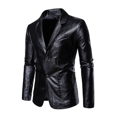Business Casual Lederjacke