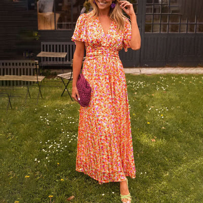 Esther - Classic V-Neck Dress