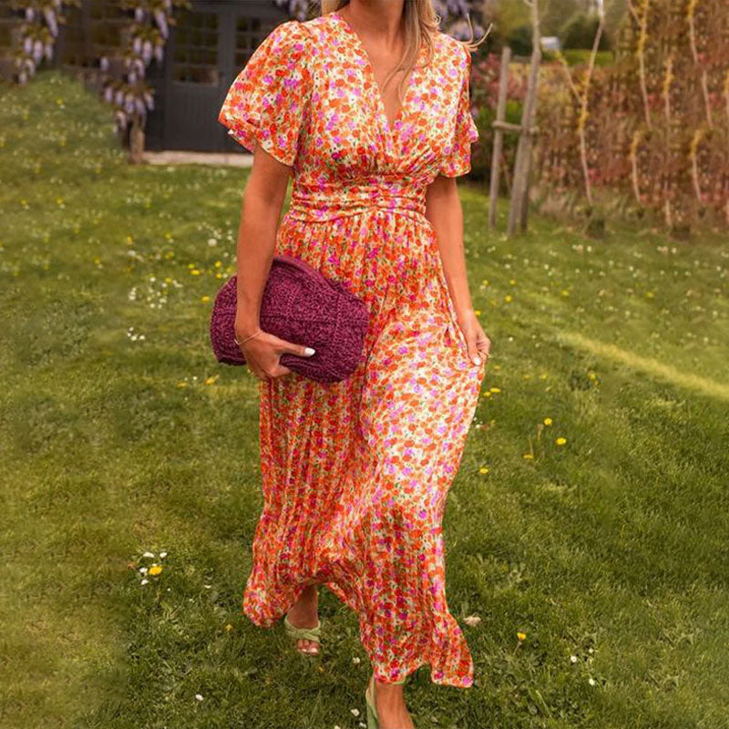 Esther - Classic V-Neck Dress