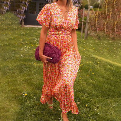 Esther - Classic V-Neck Dress