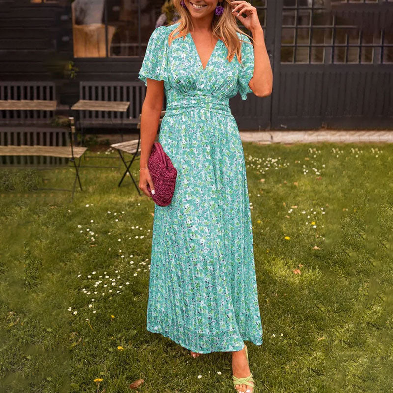 Esther - Classic V-Neck Dress