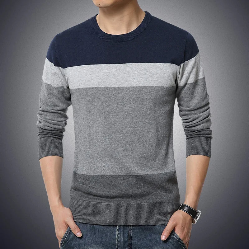 Lässiger Baumwollpullover für Herren